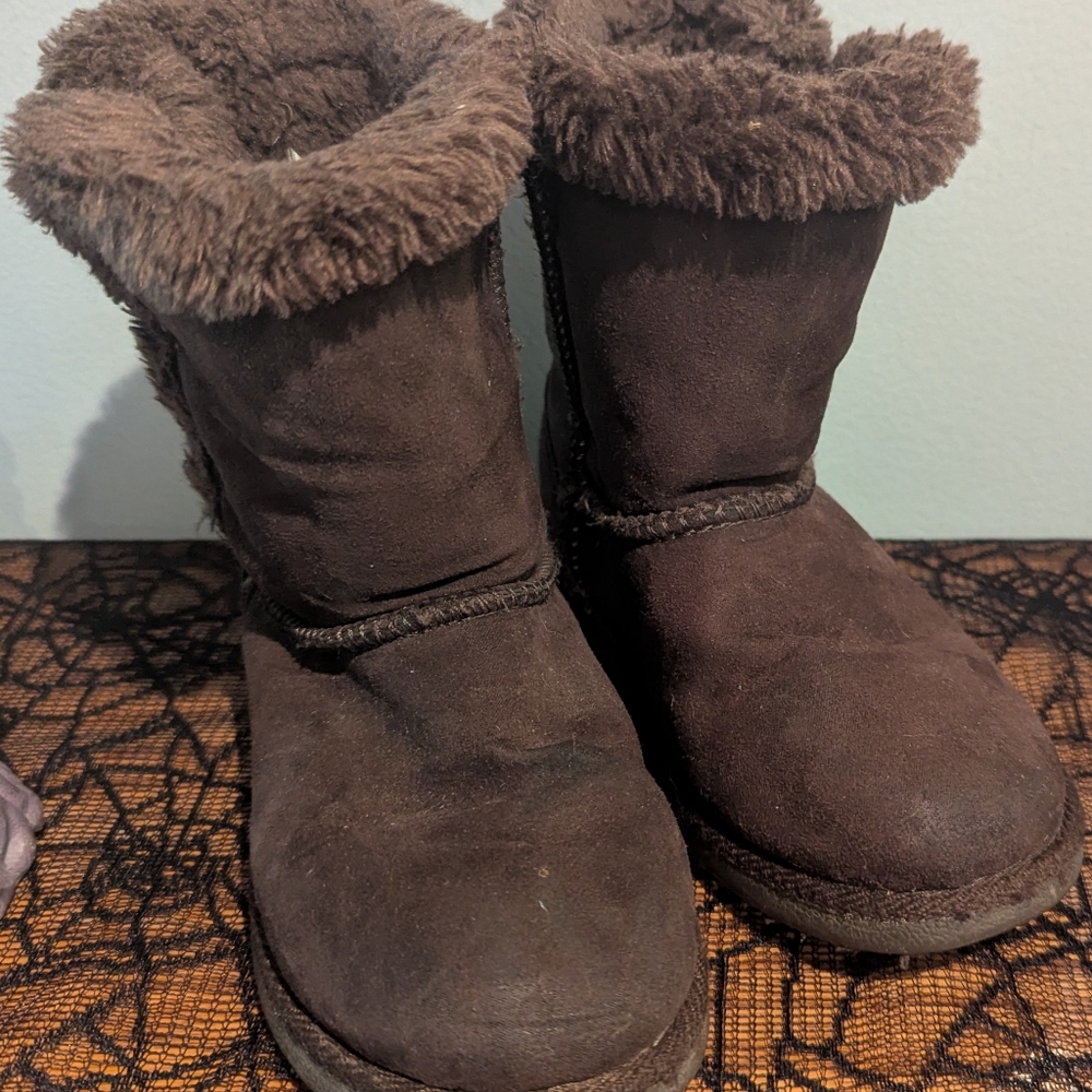 Toddler Girls Faux Fur Boots
